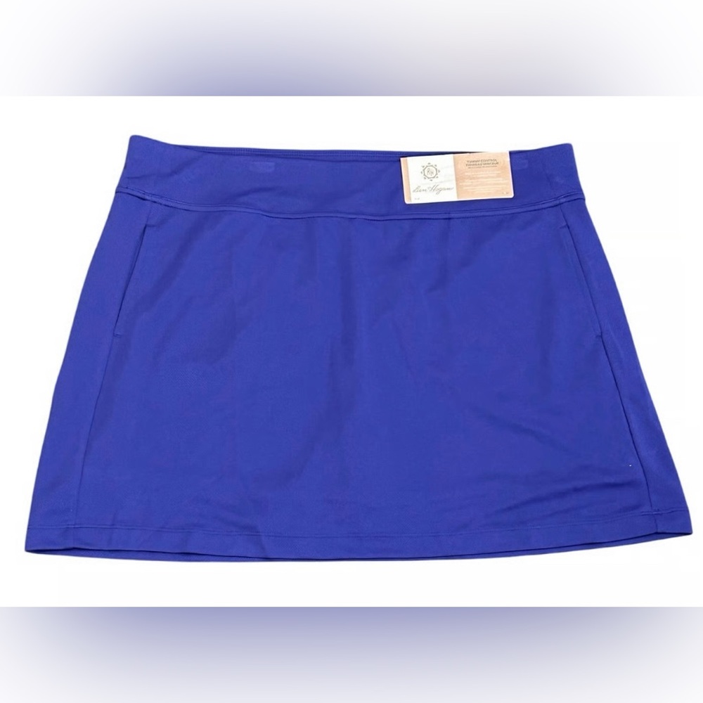 NWT Ben Hogan Women’s Golf Skirt Skort XL Tummy Control Pockets Purple Shapewear